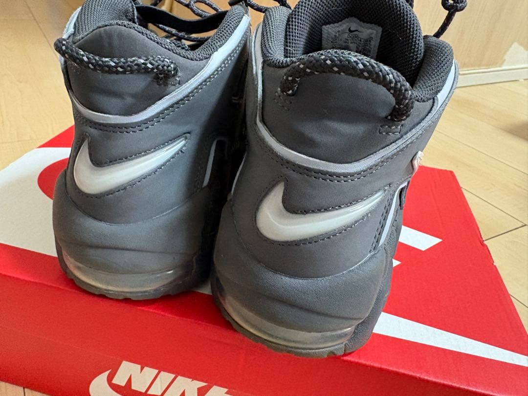 【人気色】ナイキ エア モア アップテンポ '96 アイアングレー 27.5cm