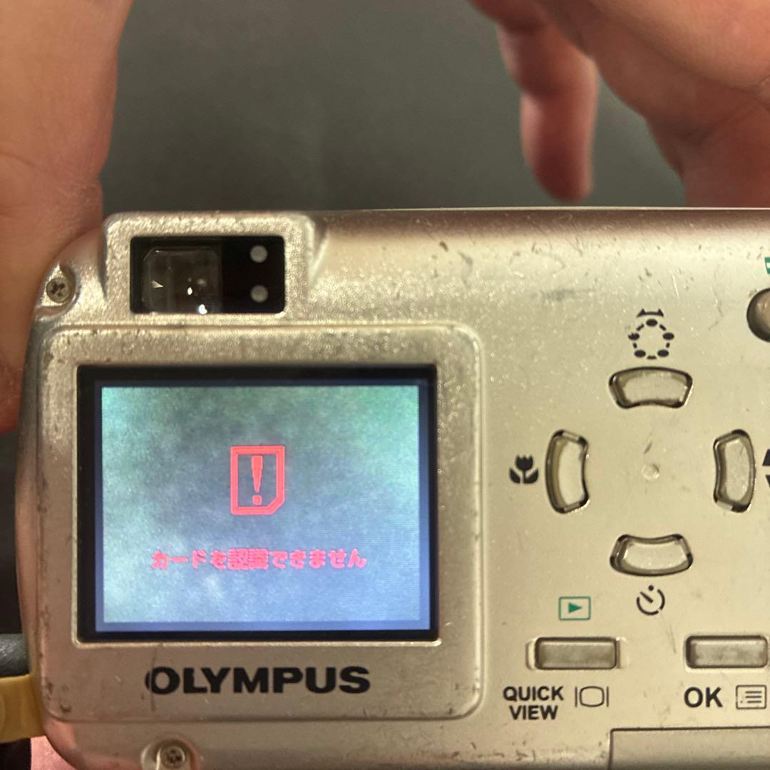 ジャンク品 OLYMPUS μ-15 オリンパス デジタルカメラ 充電池充電器