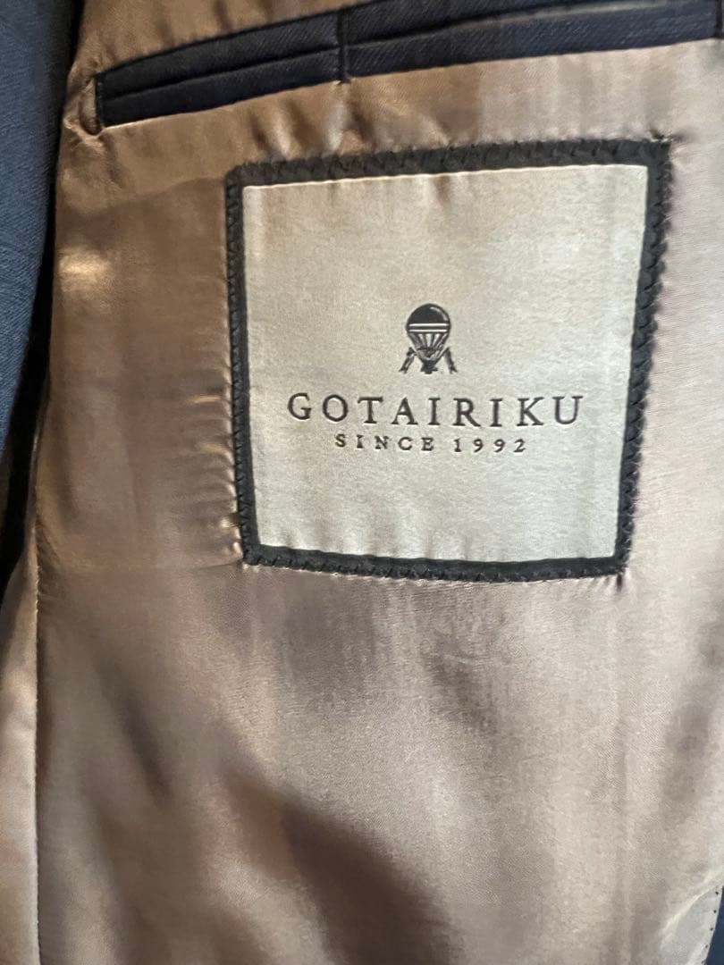 【サラジェーン】GOTAIRIKU 紺DOMAIL super 130S