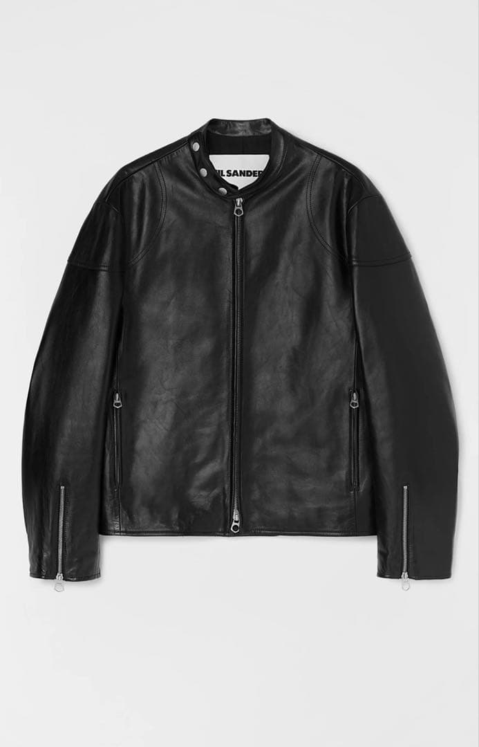 未使用品 25SS JIL SANDER シングルレザーライダース - メルカリ