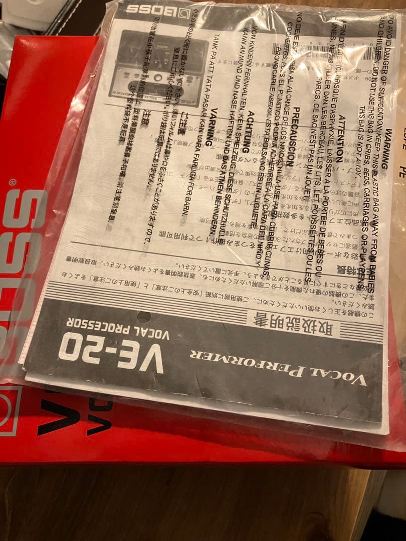 【1/4までsale】BOSS VE-20 & 純正アダプターPSA-100S
