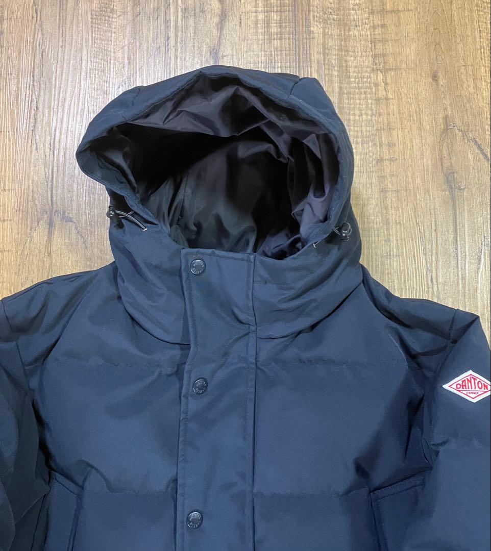 DANTON】【ダウンジャケット】【ネイビー】【XS】【1シーズンのみ使用】