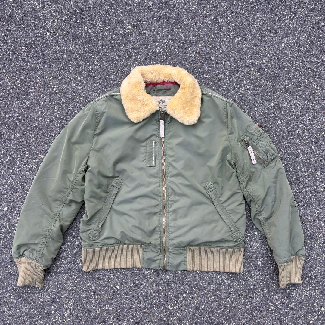 チ*イ様 00s ALPHA B-15D MA-1 フライトジャケット ボア襟 チ*イ様 00s ALPHA B-15D MA-1 フライトジャケット ボア襟 - メルカリ