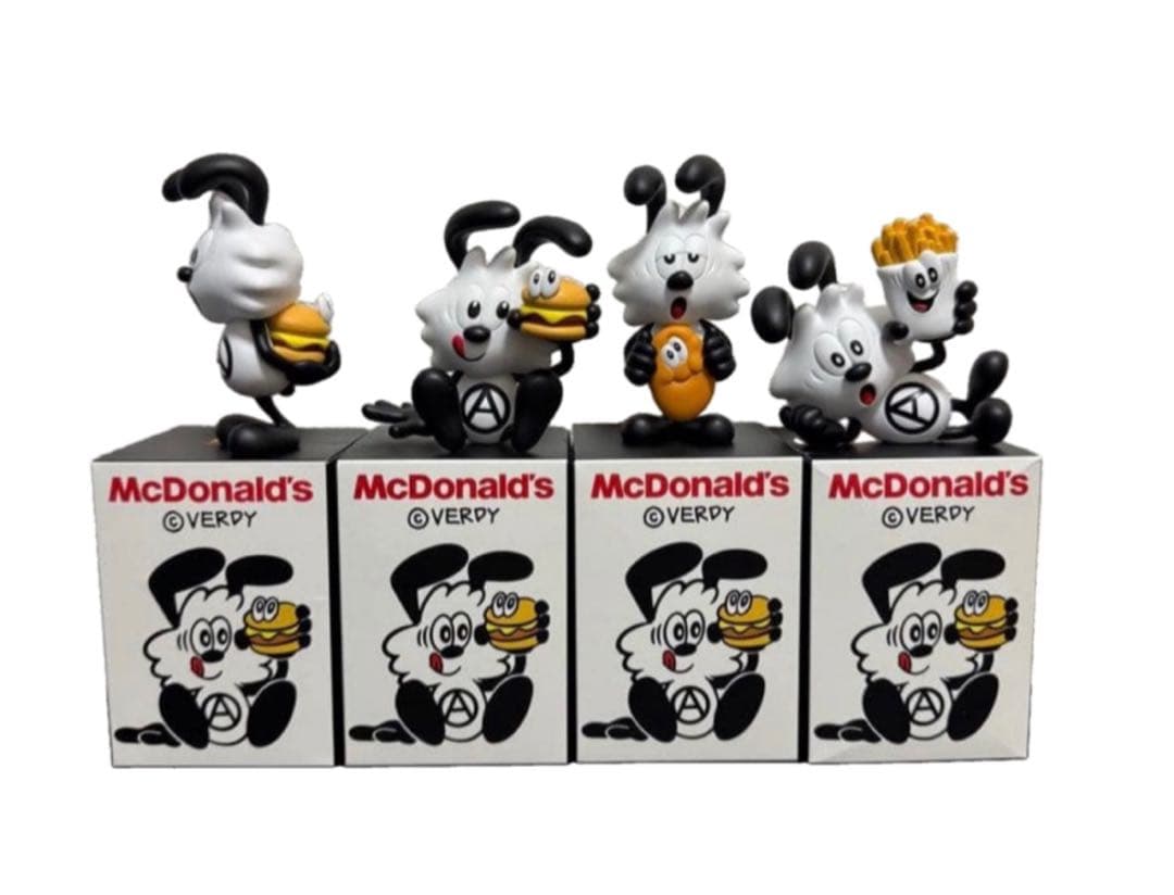 McDonald's × VERDY フィギュア 4種セット マクドナルド - メルカリ