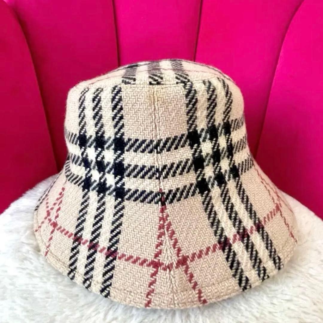 Burberry ロンドン ノバ チェック柄 ウール バケットハット - メルカリ