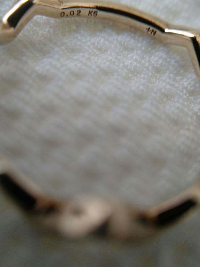 完売 】ノジェス ダイヤモンド 9号 K5 ゴールド ポケットリング