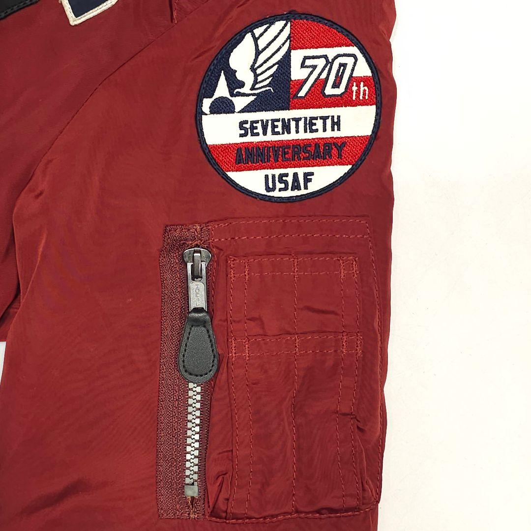 AVIREX フライトジャケット MA-1 アメリカ空軍70周年記念 ボルドー