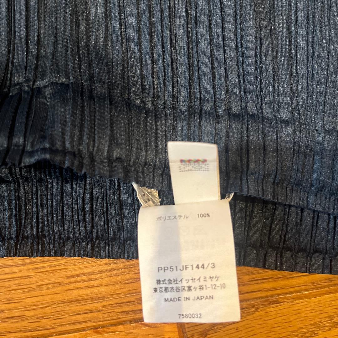 PLEATS PLEASE プリーツプリーズ パンツ サイズ3 ネイビー - メルカリ