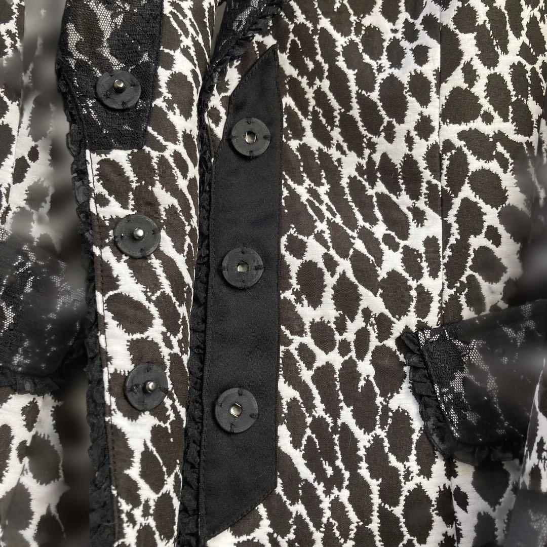 伊太利屋 ヒョウ柄テーラードジャケット - メルカリ