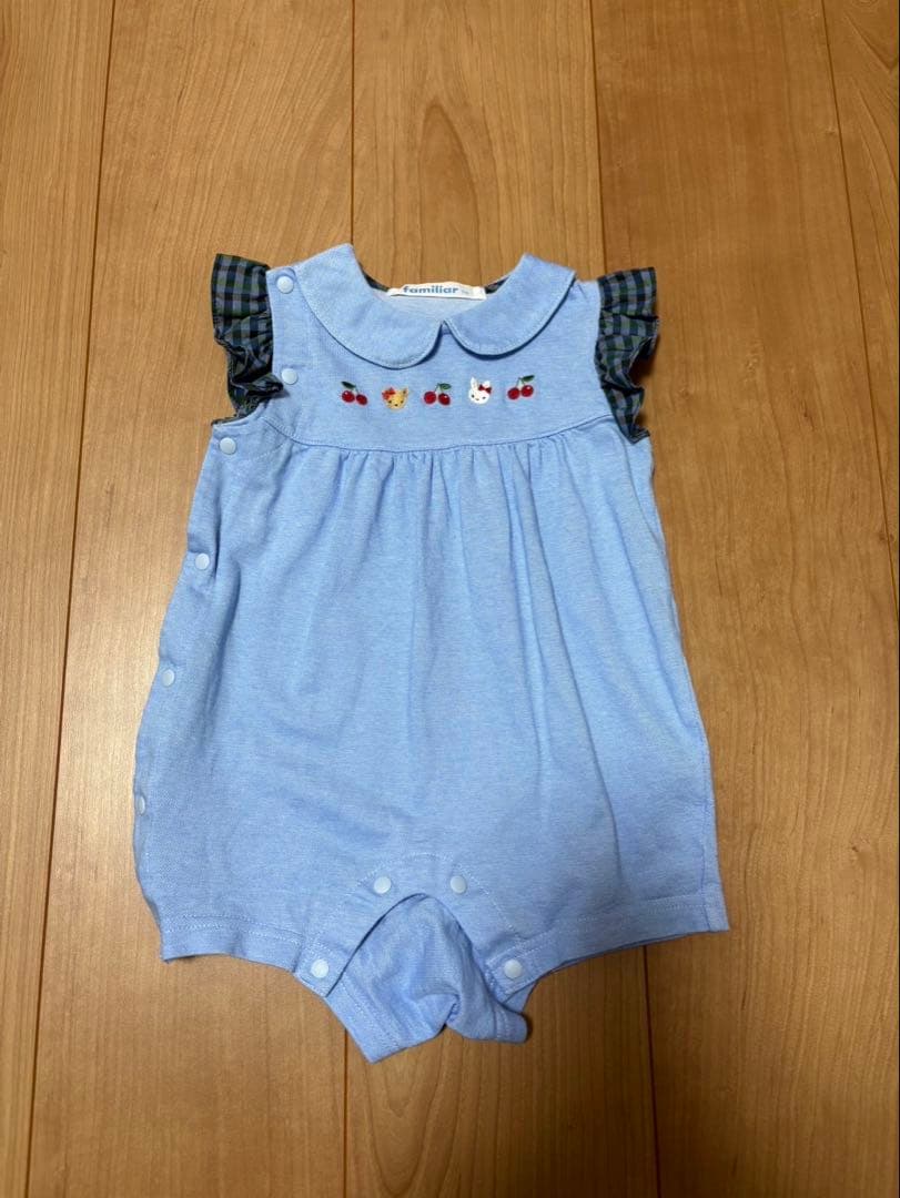ファミリア ロンパース 70cm - メルカリ