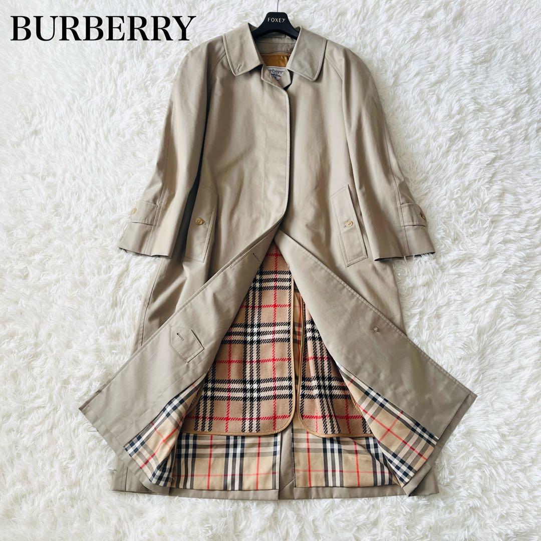 極美品】Burberrys/ステンカラーコートノバチェックライナー