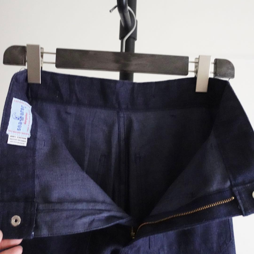 1970s USNavy Seafarer デニムセーラーパンツ 巻きパンNOS - メルカリ