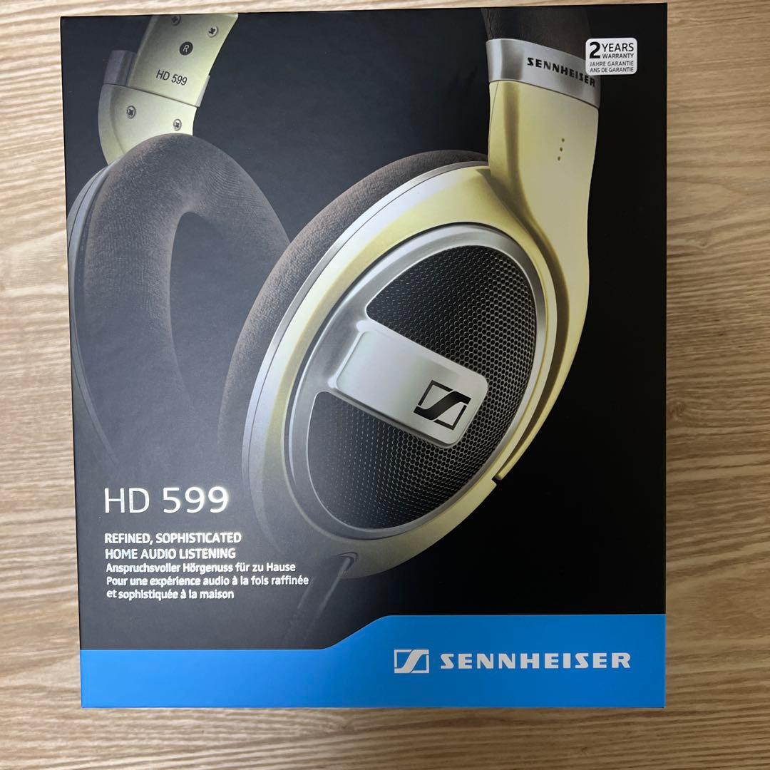 HD599 ゼンハイザー ヘッドホン アイボリー プリン
