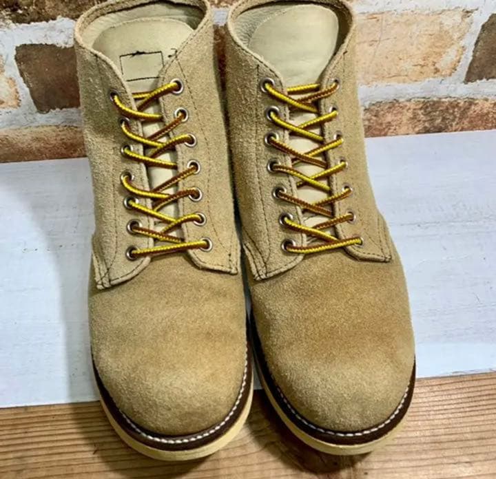 90s 刺繍羽タグ レッドウィング アイリッシュセッター 8167 スエード