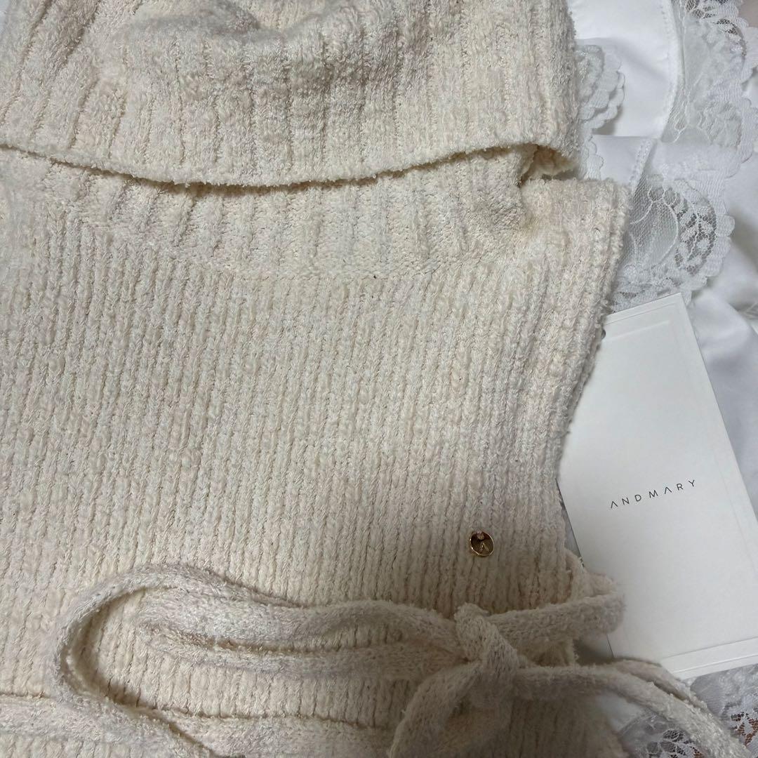 ANDMARY Rumi knit tank ニット タンク - メルカリ