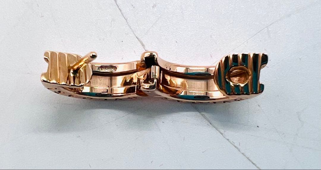 BVLGARI ブルガリ K18PG B-ZERO1 ピアス 4.1g 左耳のみ