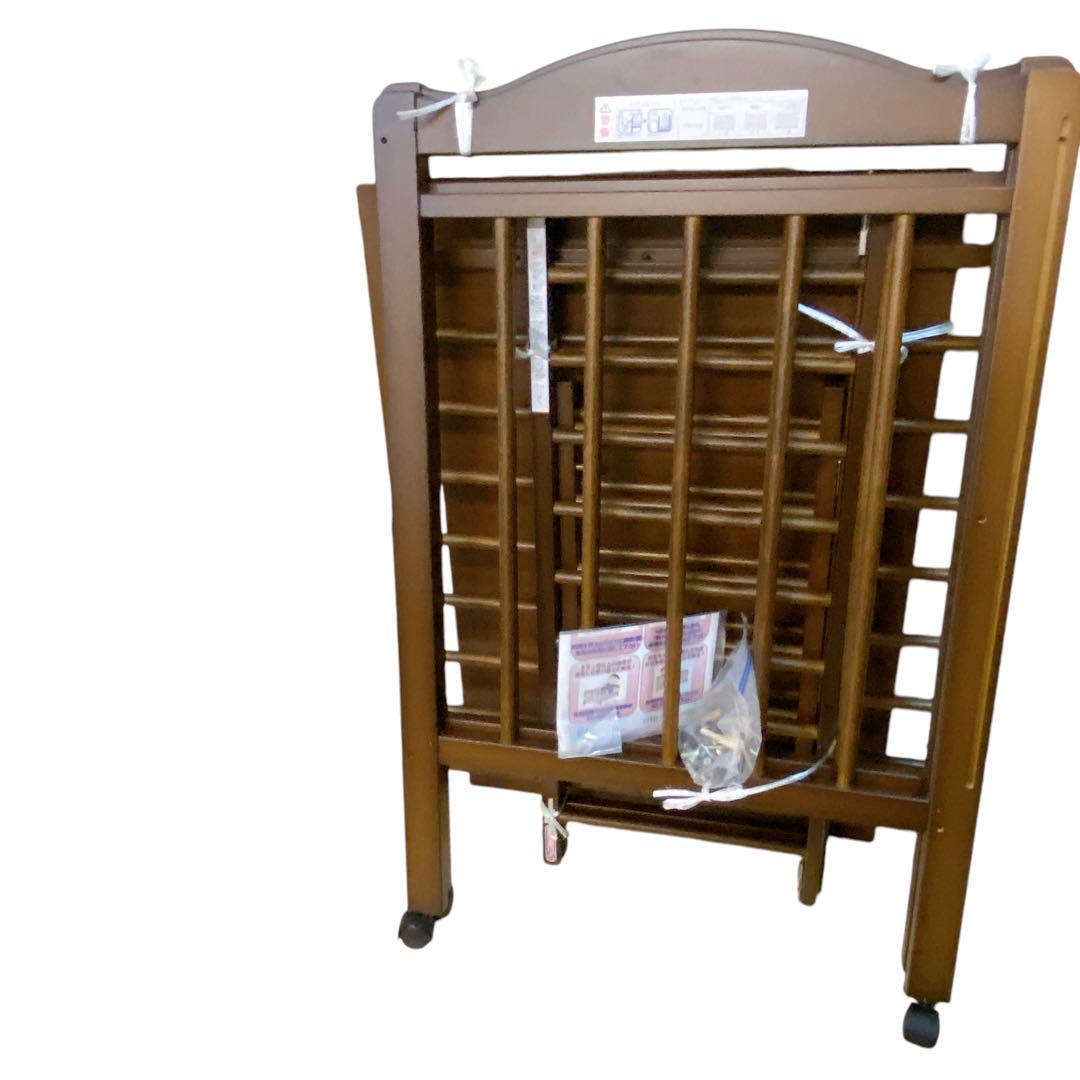 美品】澤井工業 サワベビー EASEすのこハイベッドミニ ベビーベッド