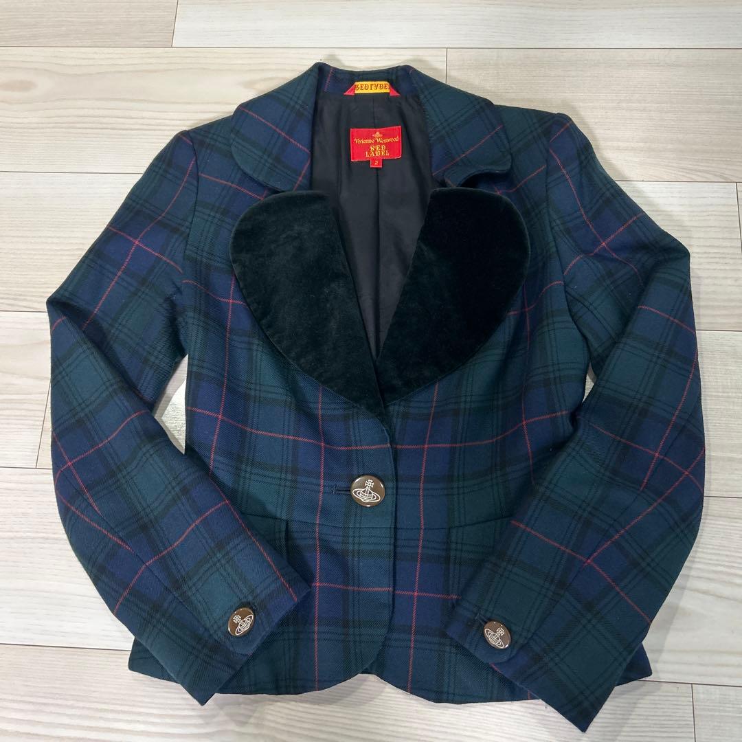 希少品】美品 ヴィヴィアンウエストウッド ラブジャケット タータン
