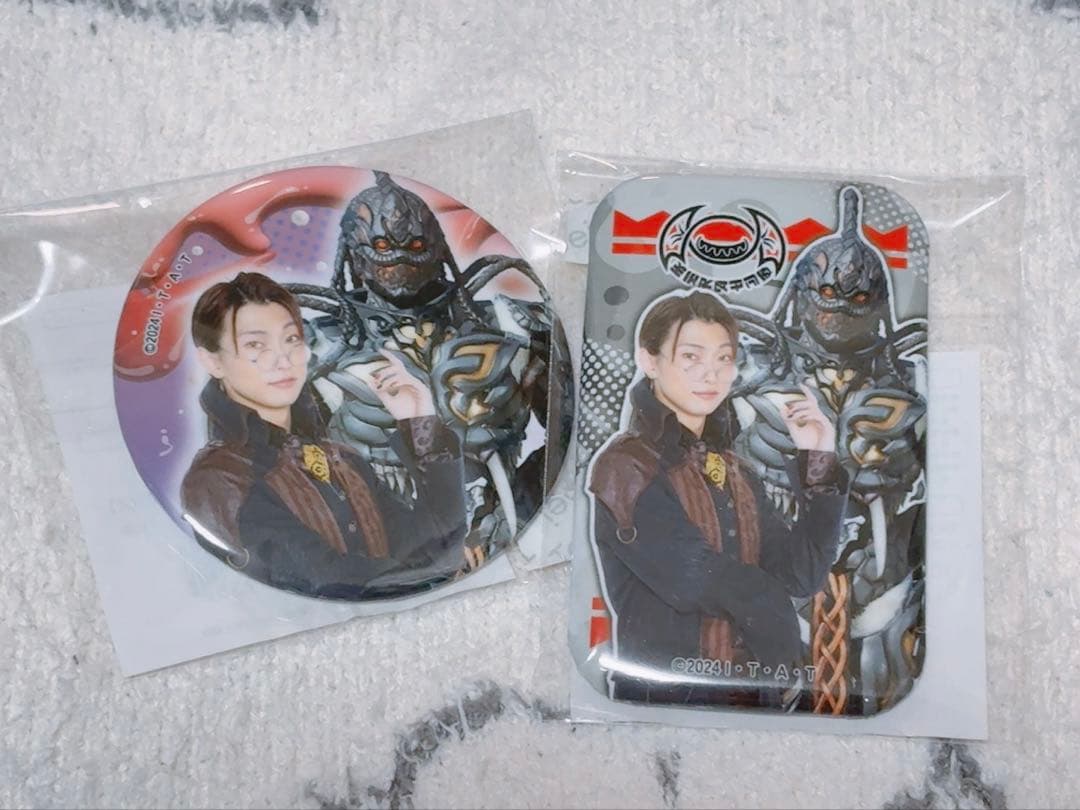 仮面ライダーガヴ ガヴ TOS くじ 缶バッジ ニエルブ ストマック - メルカリ