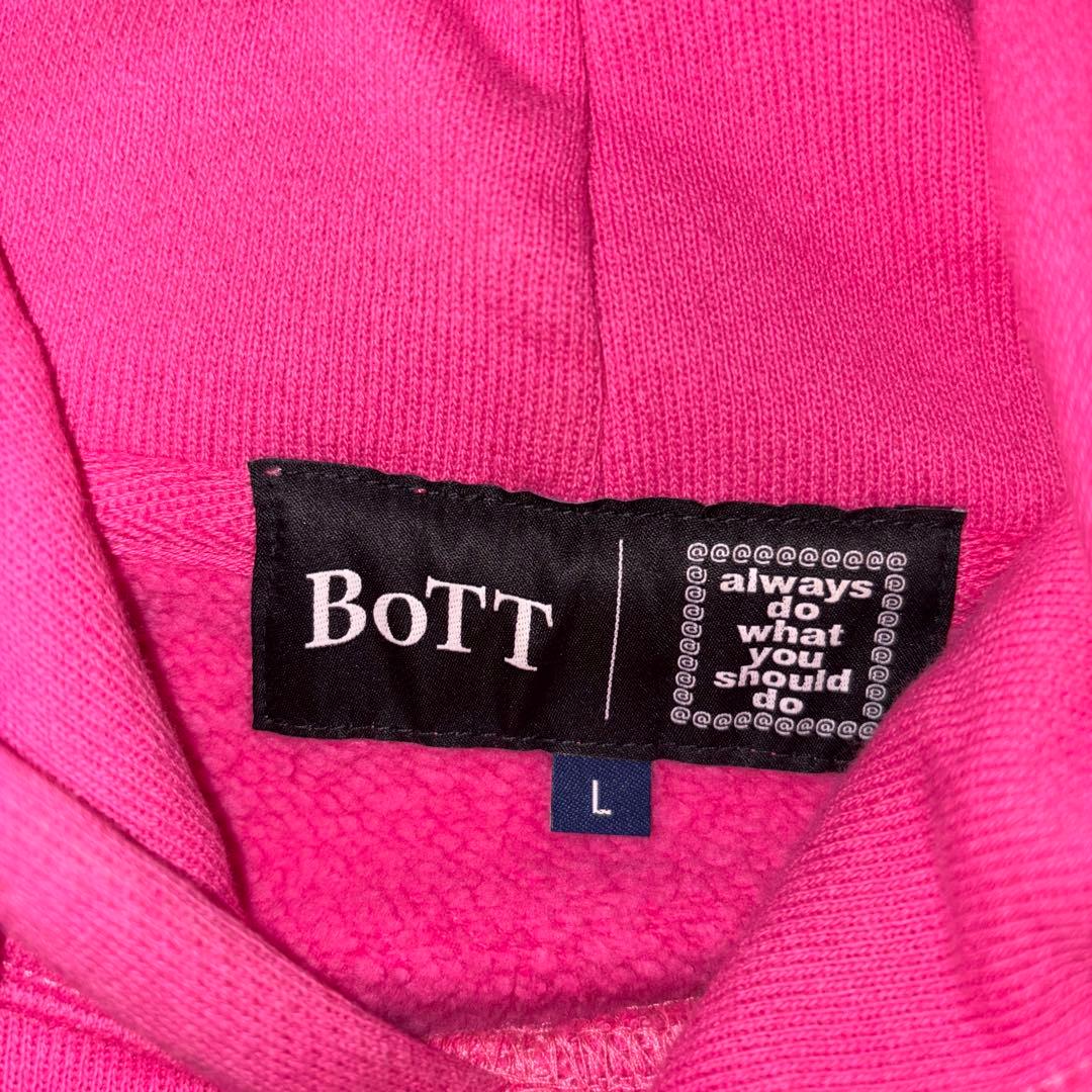 O*e様 bott always ピンク パーカー コラボ 美品 - メルカリ