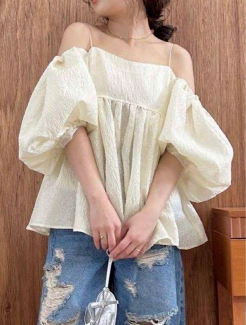 【Lily Brown】 3wayジャガードぺプラムビスチェ 3wayジャガードペプラムビスチェ(シャツ・ブラウス)｜トップス｜LILY