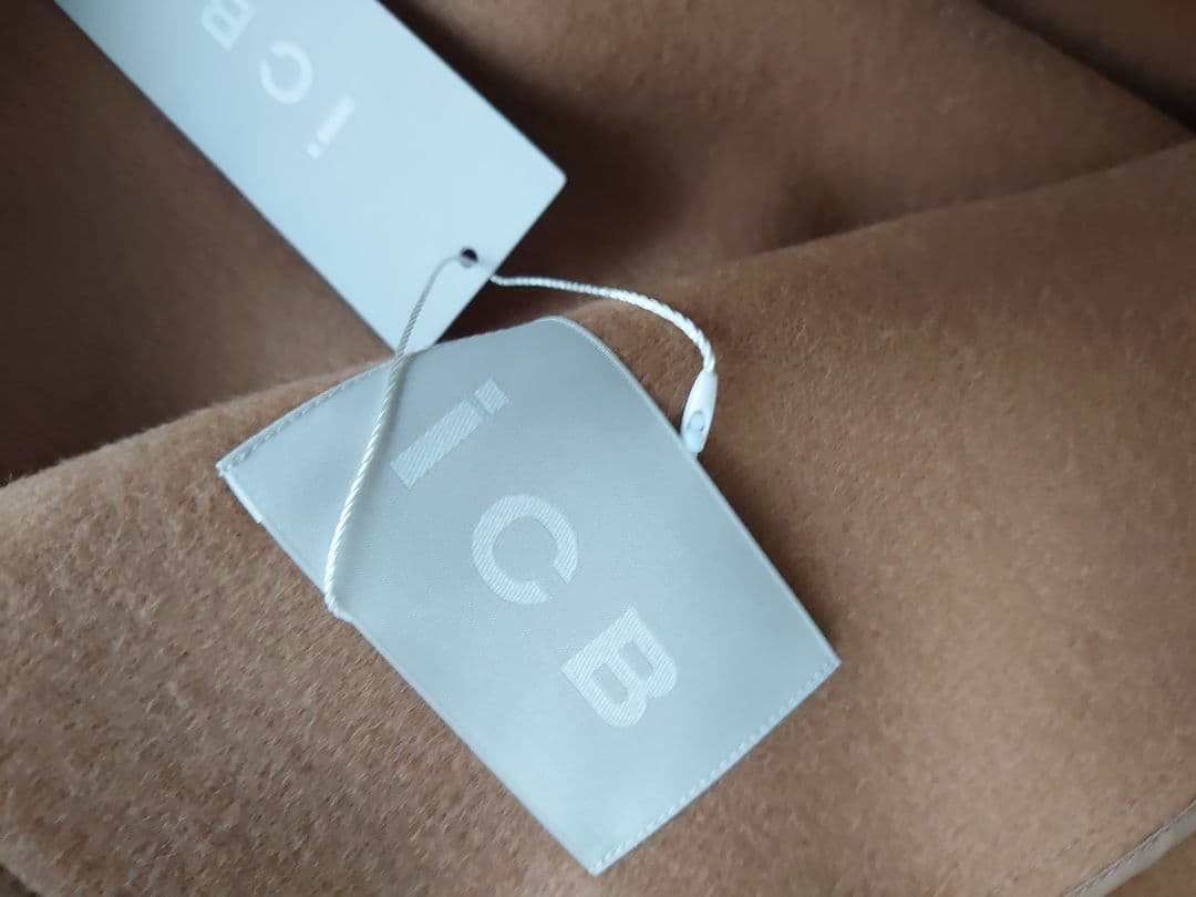 icb 今季 WoolRever スタンドカラージレ キャメル