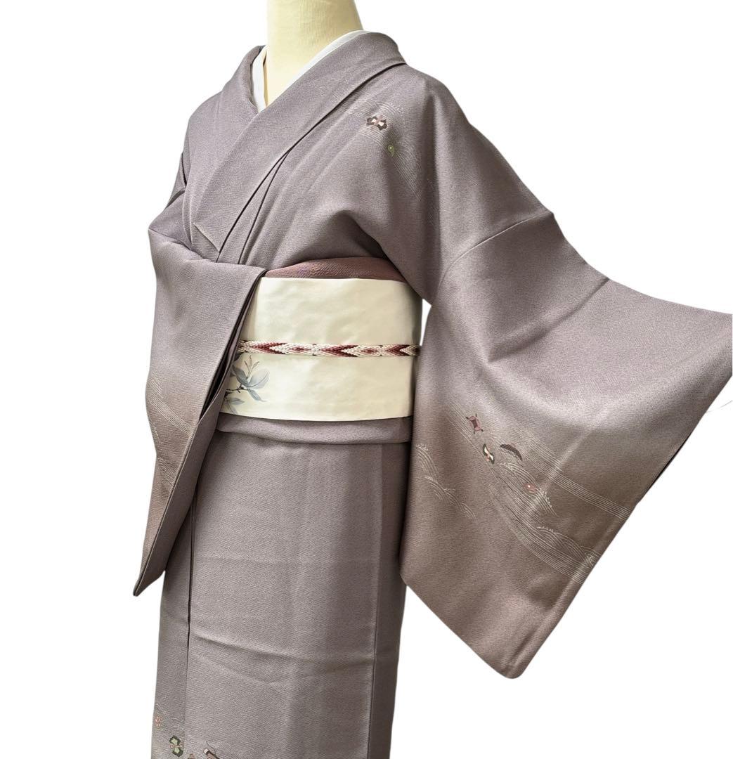 A167愛華 着物 訪問着　袷　刺繍　茶色　暈し　正絹　美品フォーマル 楽天市場】【レンタル】高級正絹 訪問着 フルセットレンタル 訪問着