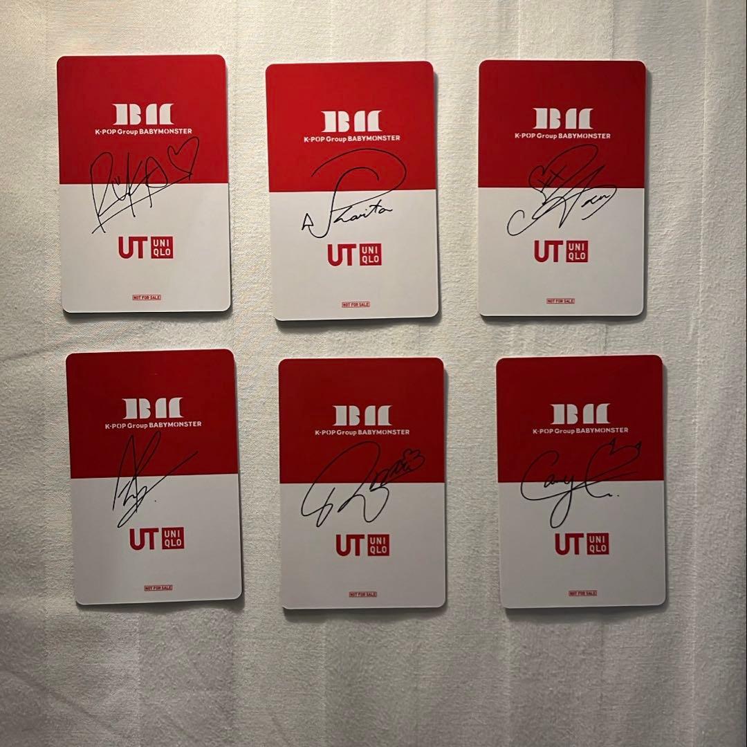 Babymonster x ユニクロ 購入特典 全6点セット ベビモン - メルカリ