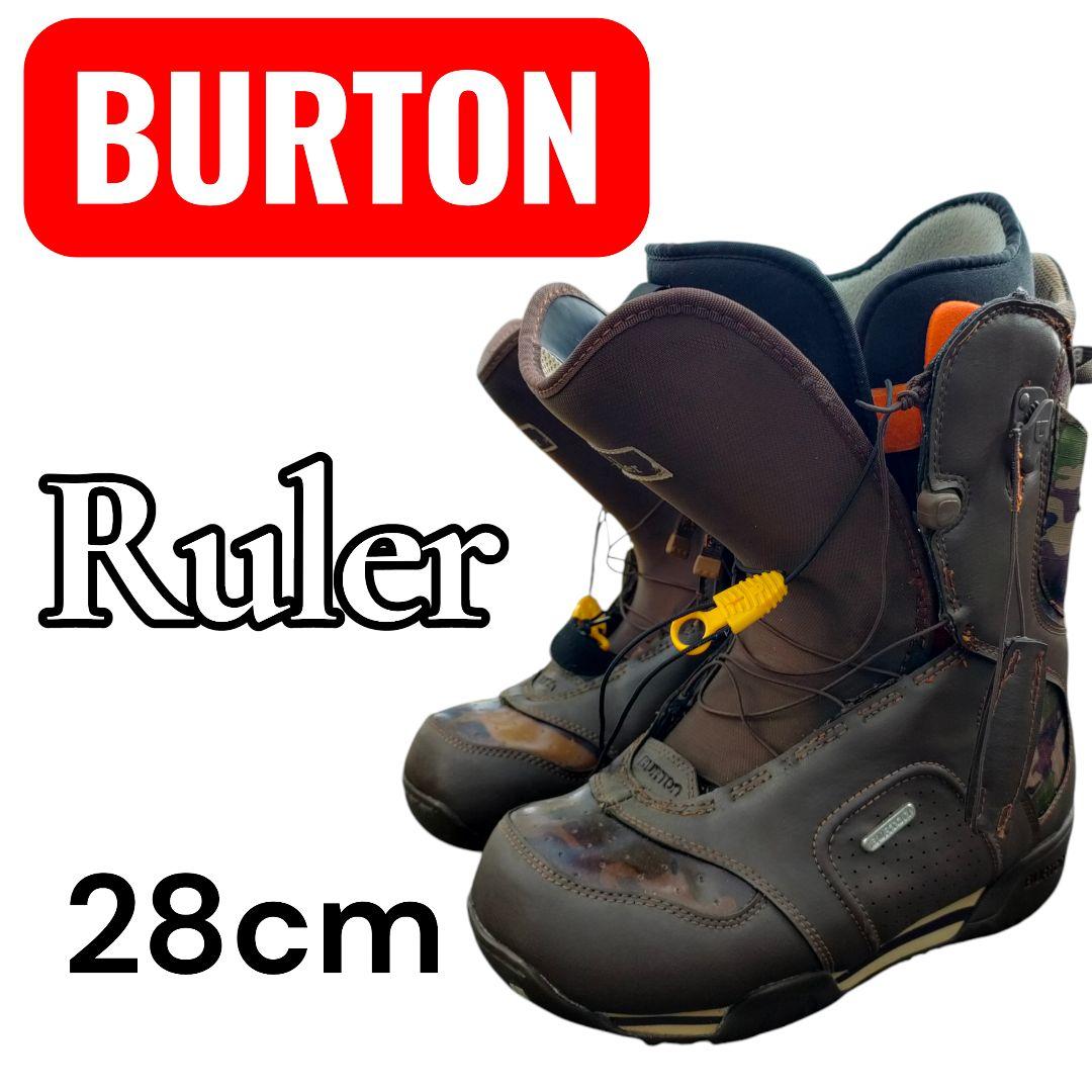 Burton Ruler バートン 28cm スノーボードブーツ ブラウン迷彩 - メルカリ