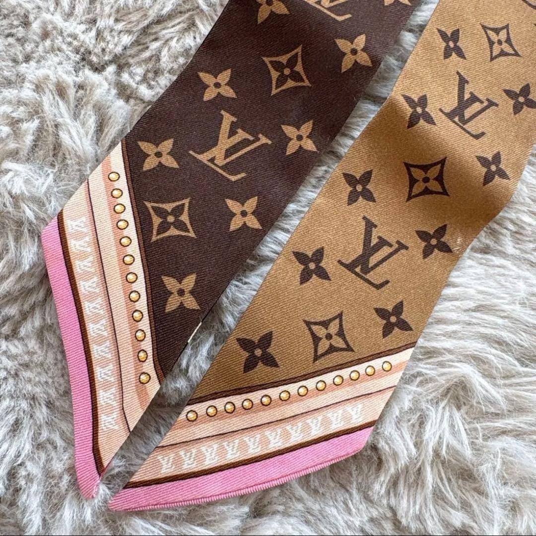 LOUIS VUITTON ルイヴィトン シルクスカーフ モノグラム バンドー