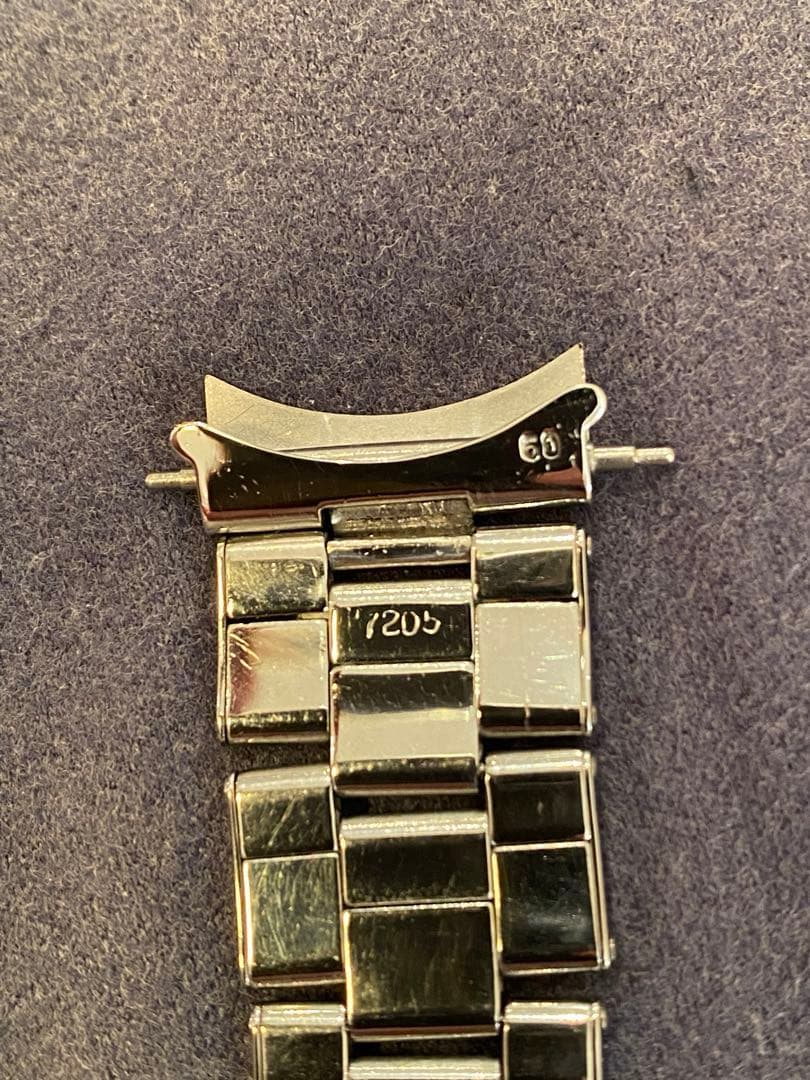ROLEX ロレックス リベット ブレスレット 19mm 7205 FF60 - メルカリ