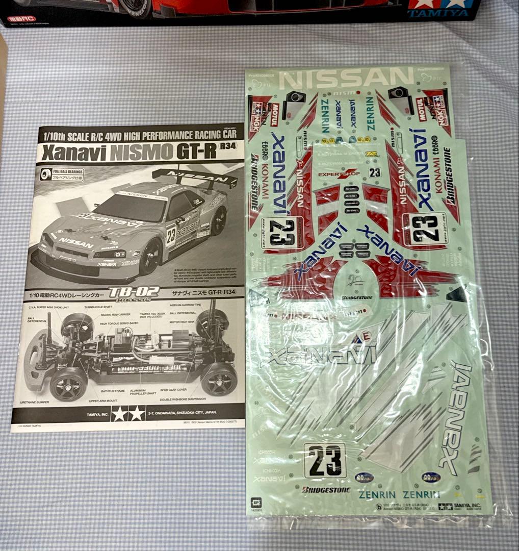 最終価格☆タミヤ◇ザナヴィニスモGT-R R34 TB-02シャーシ 1/10 - メルカリ