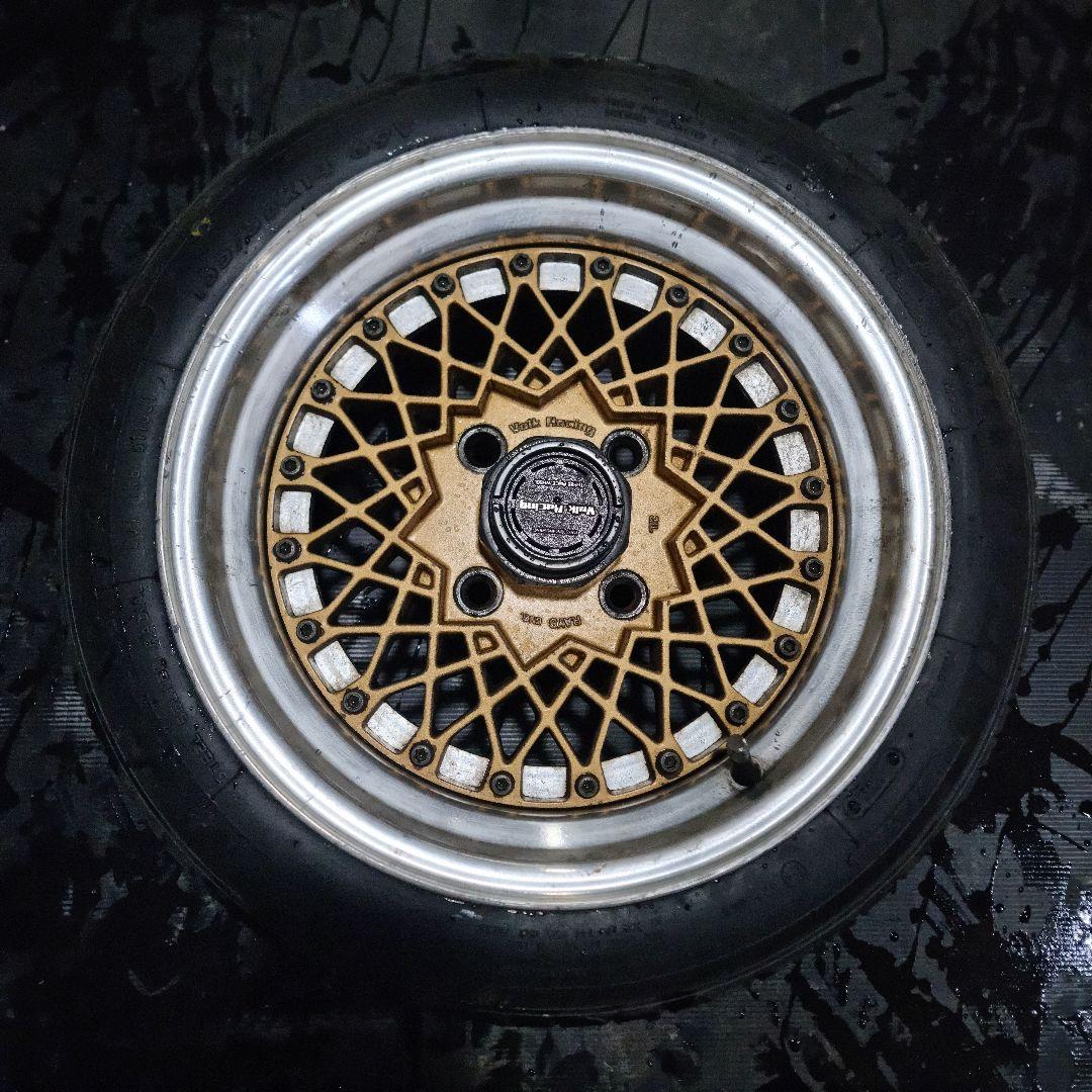 【ヒロ】RAYS ボルクレーシング メッシュホイール 6.5J R14