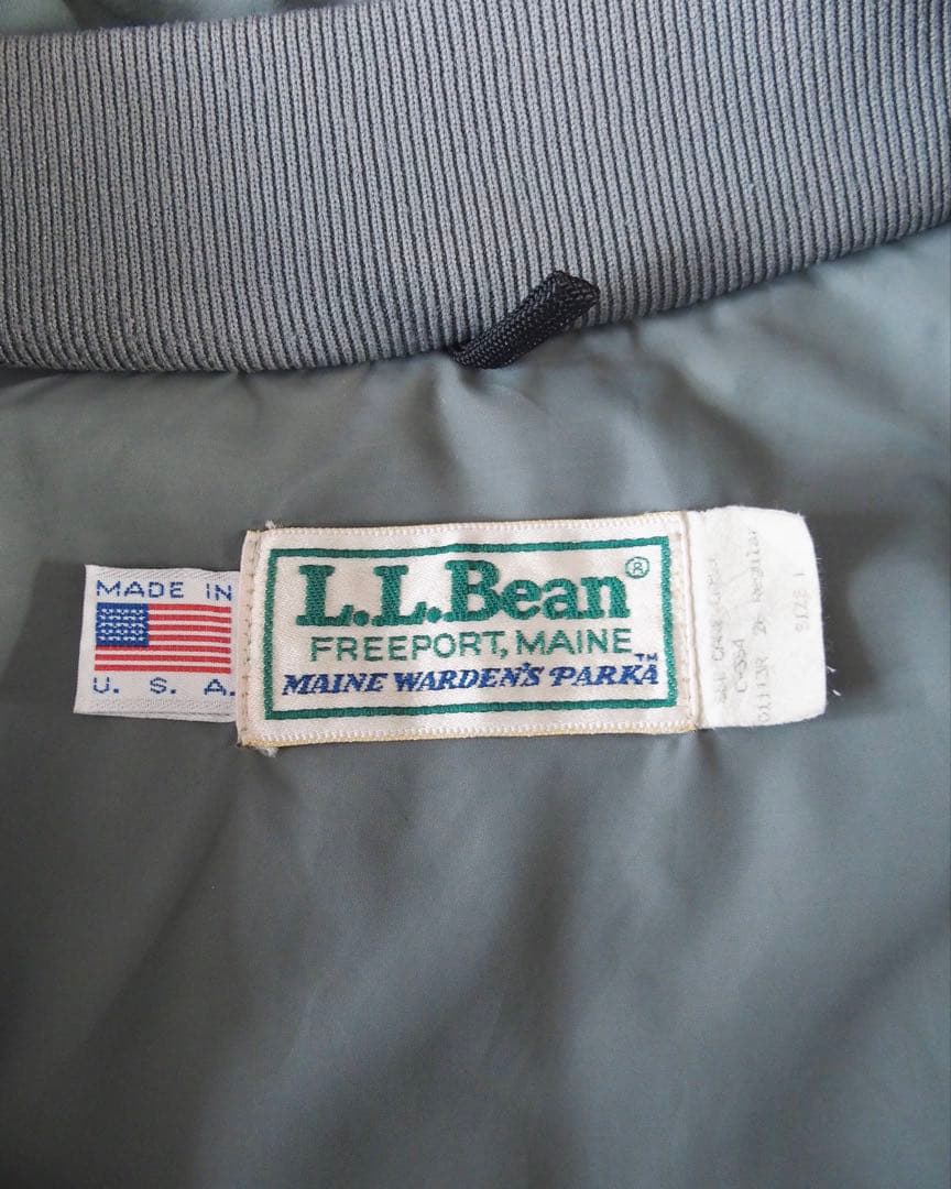 80s USA製　L.L.bean MAINE WARDEN'S PARKA