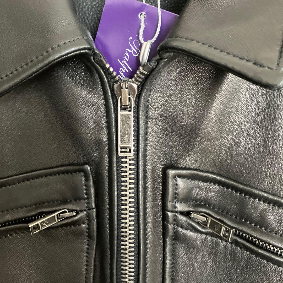 新品 ラルフローレンパープルレーベル レザージャケット - メルカリ