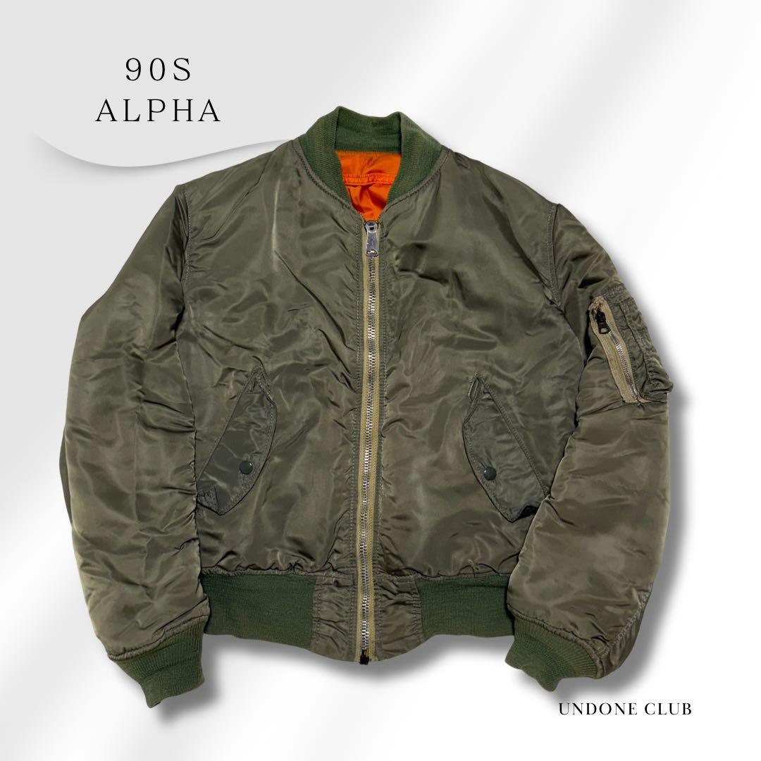 USA製 ALPHA MA-1 フライトジャケット 短丈 ヴィンテージ - メルカリ