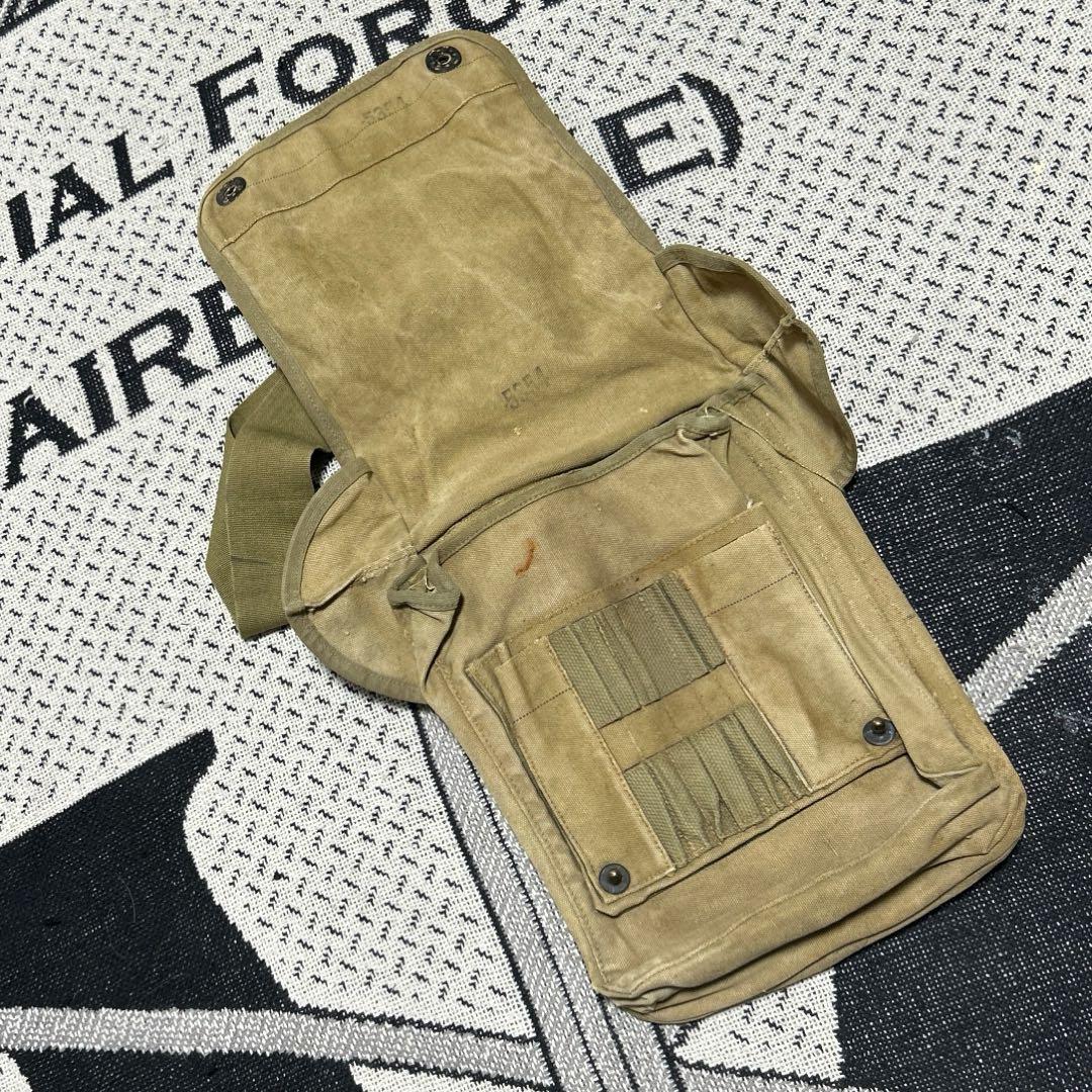米軍実物 WW2 マップケース バッグ U.S.ARMY 1942年