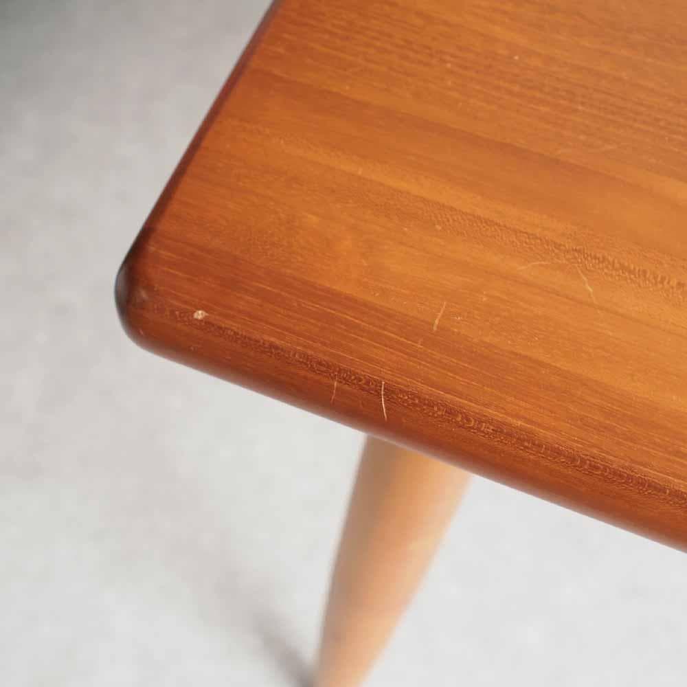 スキャンティーク チーク材 ダイニングテーブル 135cm ZR24390 - メルカリ