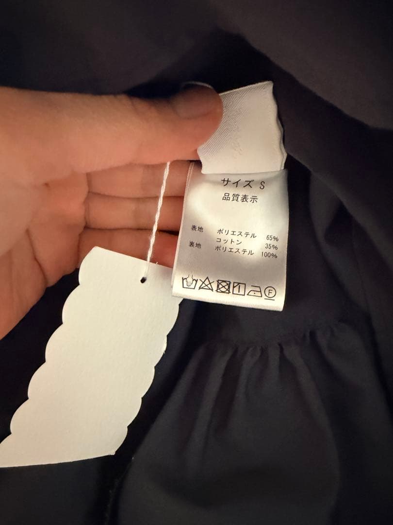 ロージーモンスター June Opera ティアードワンピース ネイビー - メルカリ