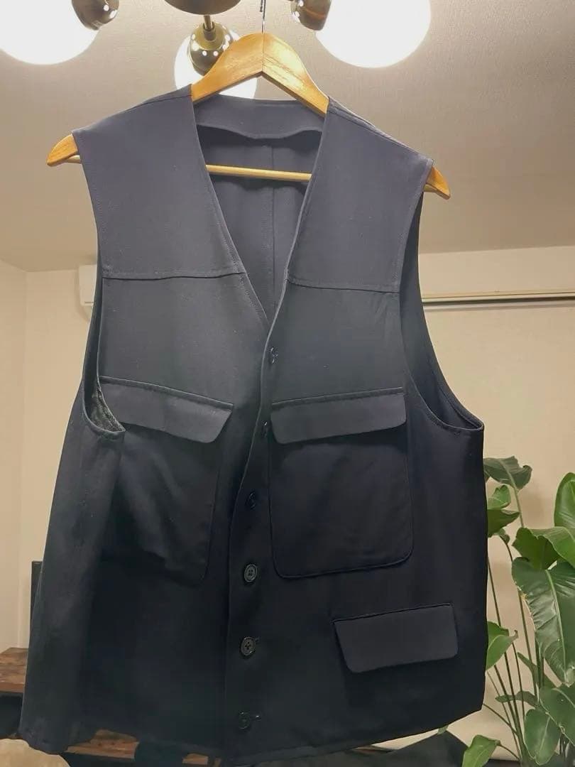 Yohji Yamamoto pourhomme ヨウジヤマモト ベストジレ Yohji Yamamoto POUR HOMME W-Stand 24 Blouse Best 通販 大阪/京都