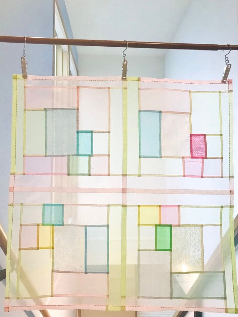 韓国　ポジャギ　タペストリー　②枚　さつき様