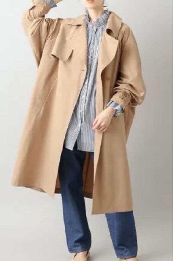 IENA イエナ Pe/ポプリンオーバートレンチコート ベージュ36 - メルカリ