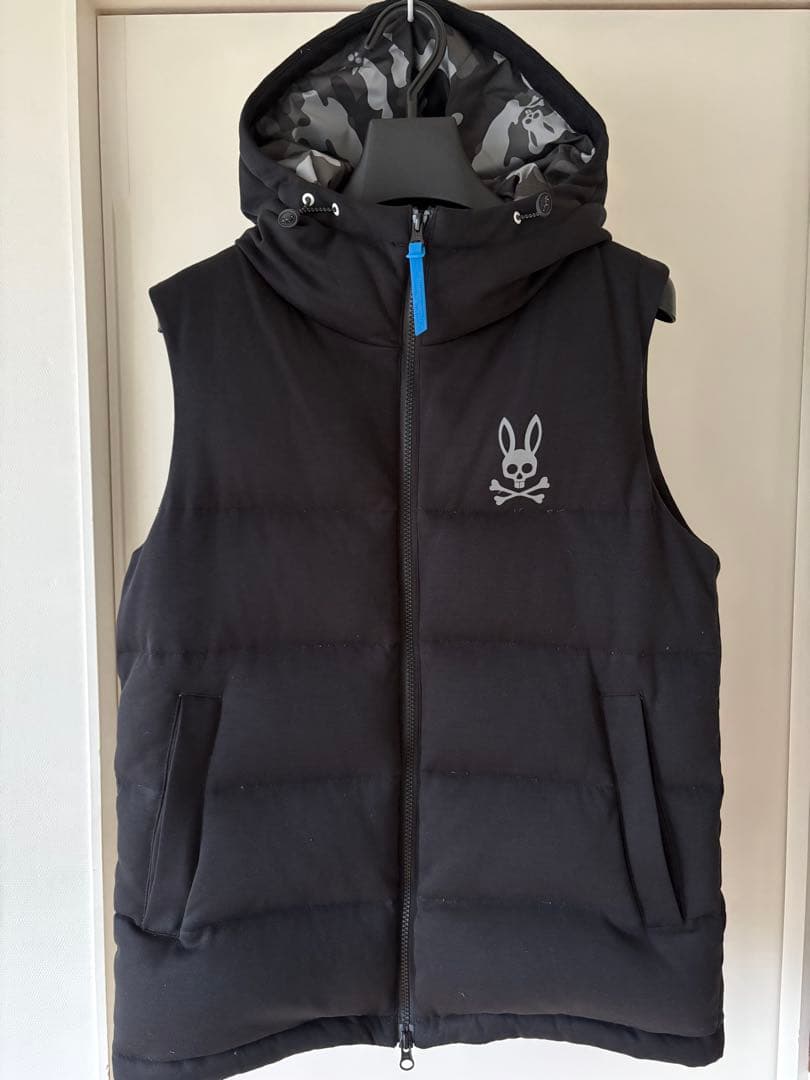 【美品】 Psycho bunny ダウンベスト Psycho Bunny（サイコバニー） ダウンベスト ベスト シームレス ダウン