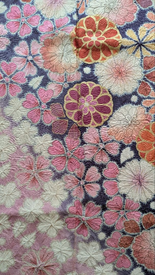 プロフ必読☆三松謹製☆翠山工房☆徳永憲峯☆絞り☆辻が花☆金通し