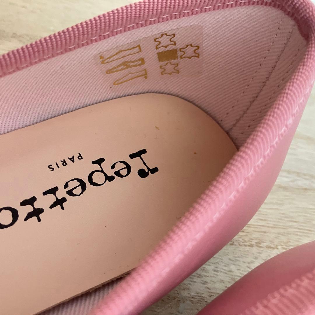 未使用】レペット ブリジット フラットシューズ 24.3cm ピンク - メルカリ