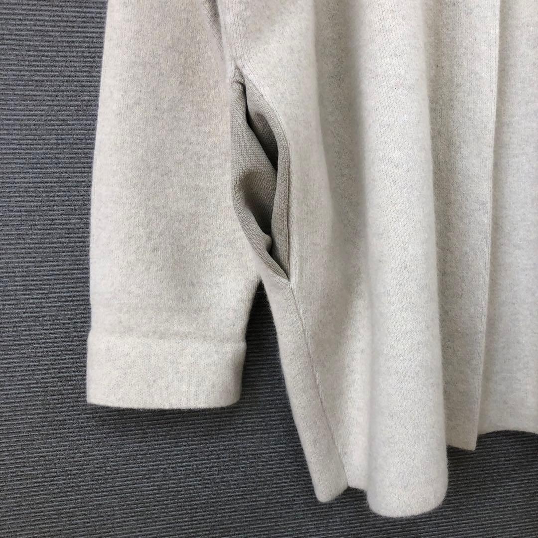 未使用品 BEARDSLEY 洗えるニットコート F アイボリー - メルカリ
