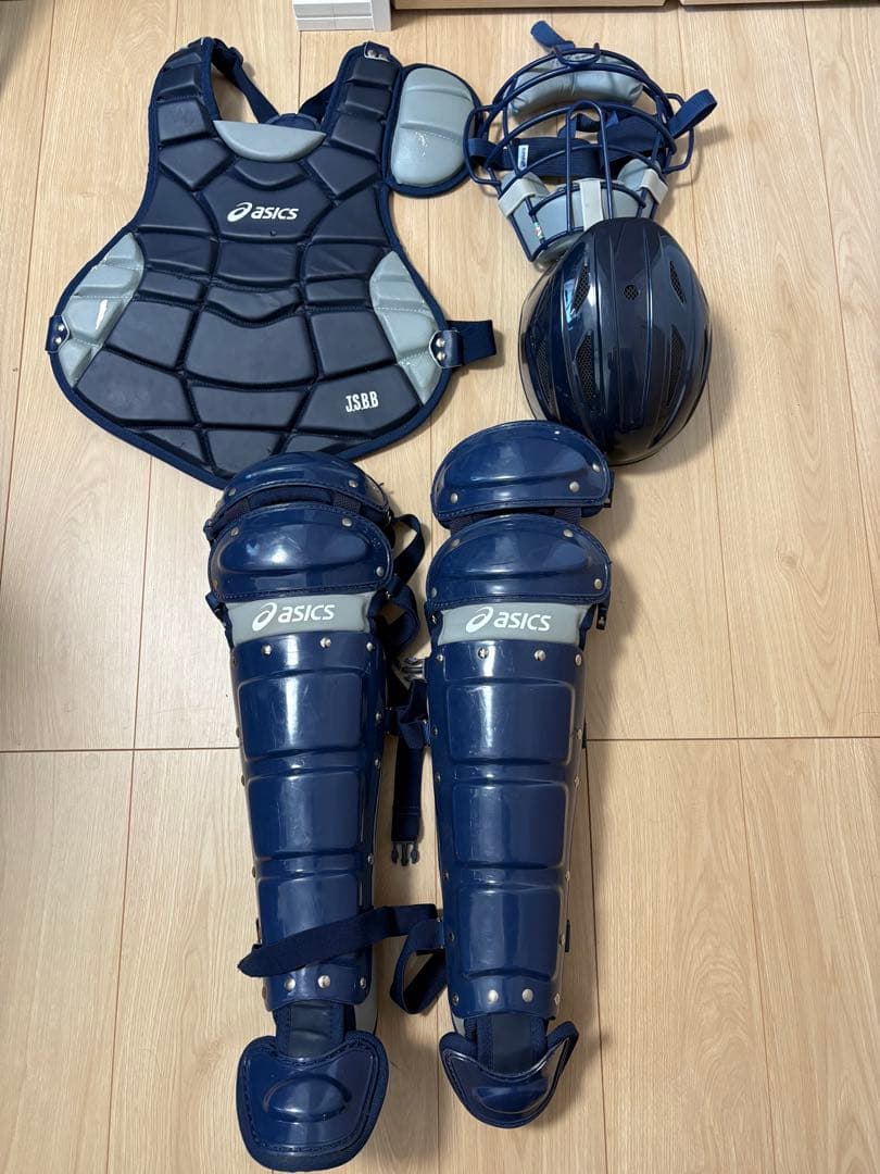 asics キャッチャー用プロテクターセット（一般軟式） ASICS（アシックス） 野球 キャッチャープロテクター 軟式 少年