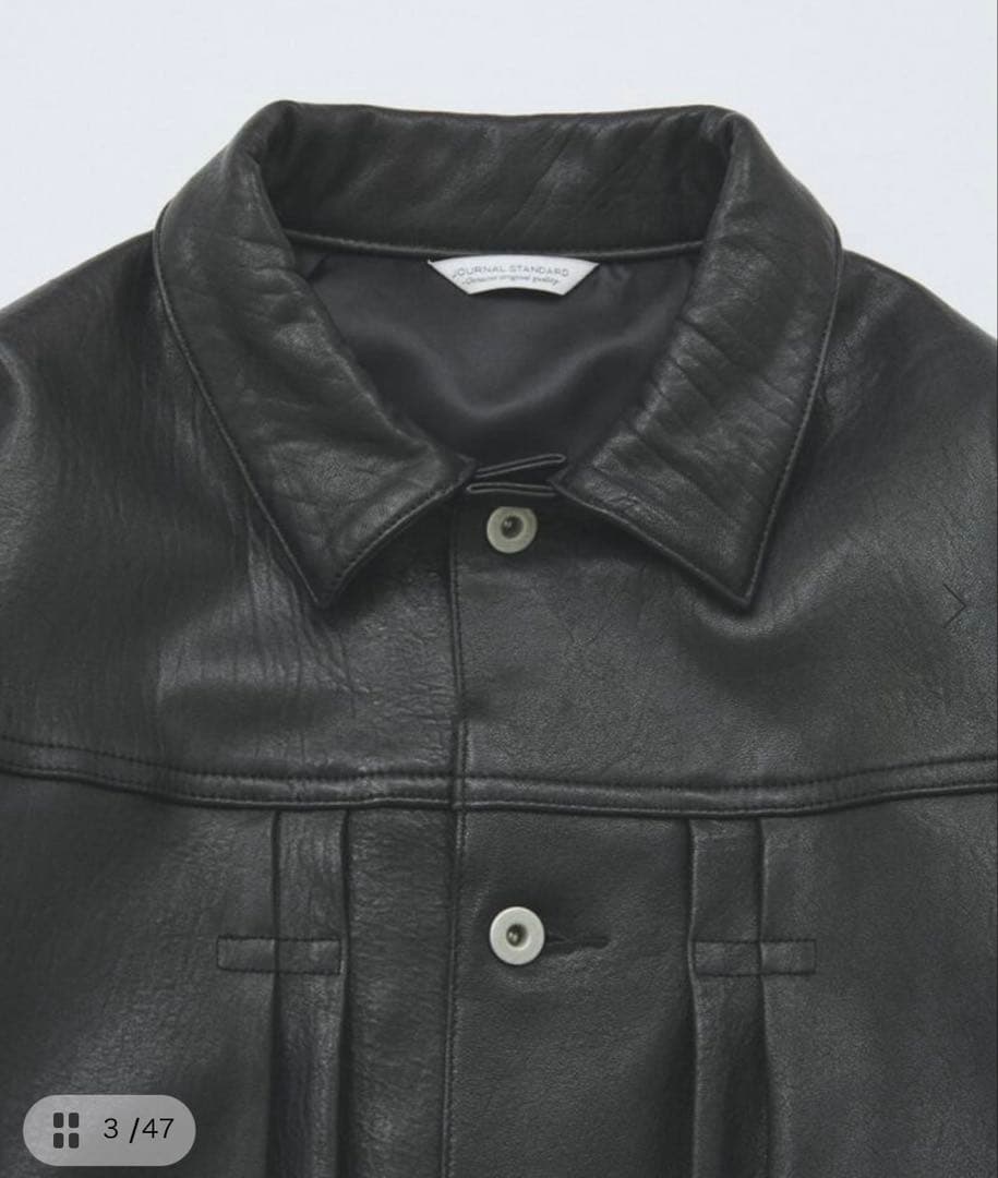 2025モデル】ジャーナルスタンダードMサイズ ラムレザートラッカー