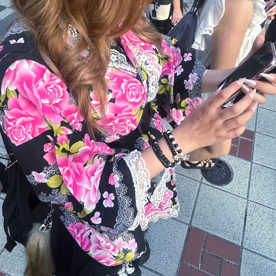 まさき様専用 浴衣ドレス 大人 姫ギャル ロリータ y2k ドレス浴衣