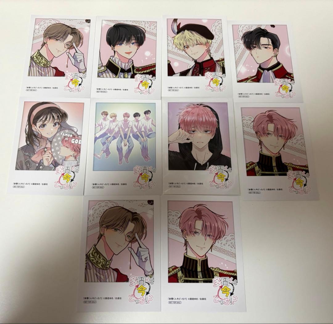 多聞くん今どっち アニメイト 特典 ミニフォトカード チェキ 全8種